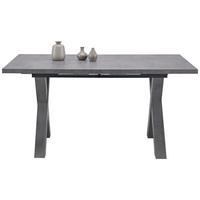 Masă sufragerie Mister X - gri, Modern, material pe bază de lemn (160-210/90/74cm) - Mömax