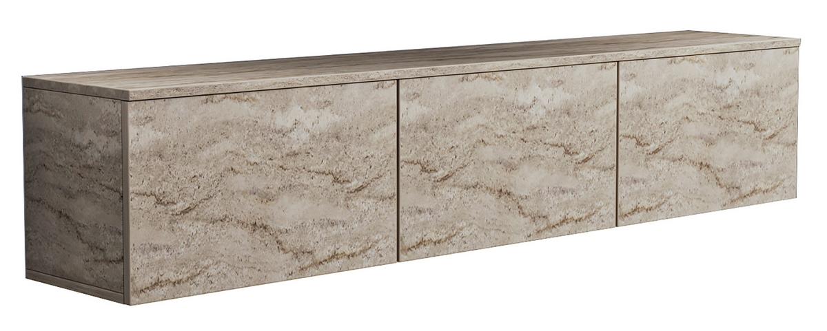 LOWBOARD NEON TV-MÖBEL - Beige, Design, Holzwerkstoff (160/35/32cm) - Livetastic