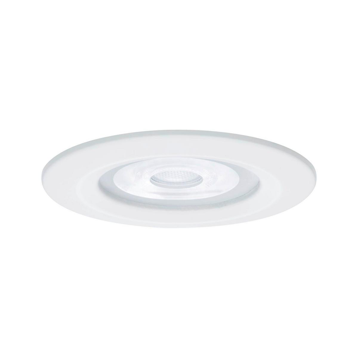 Deckenleuchte Nova in Weiß/Alufarben max. 6,5 W - Basics (7,8cm) - Paulmann