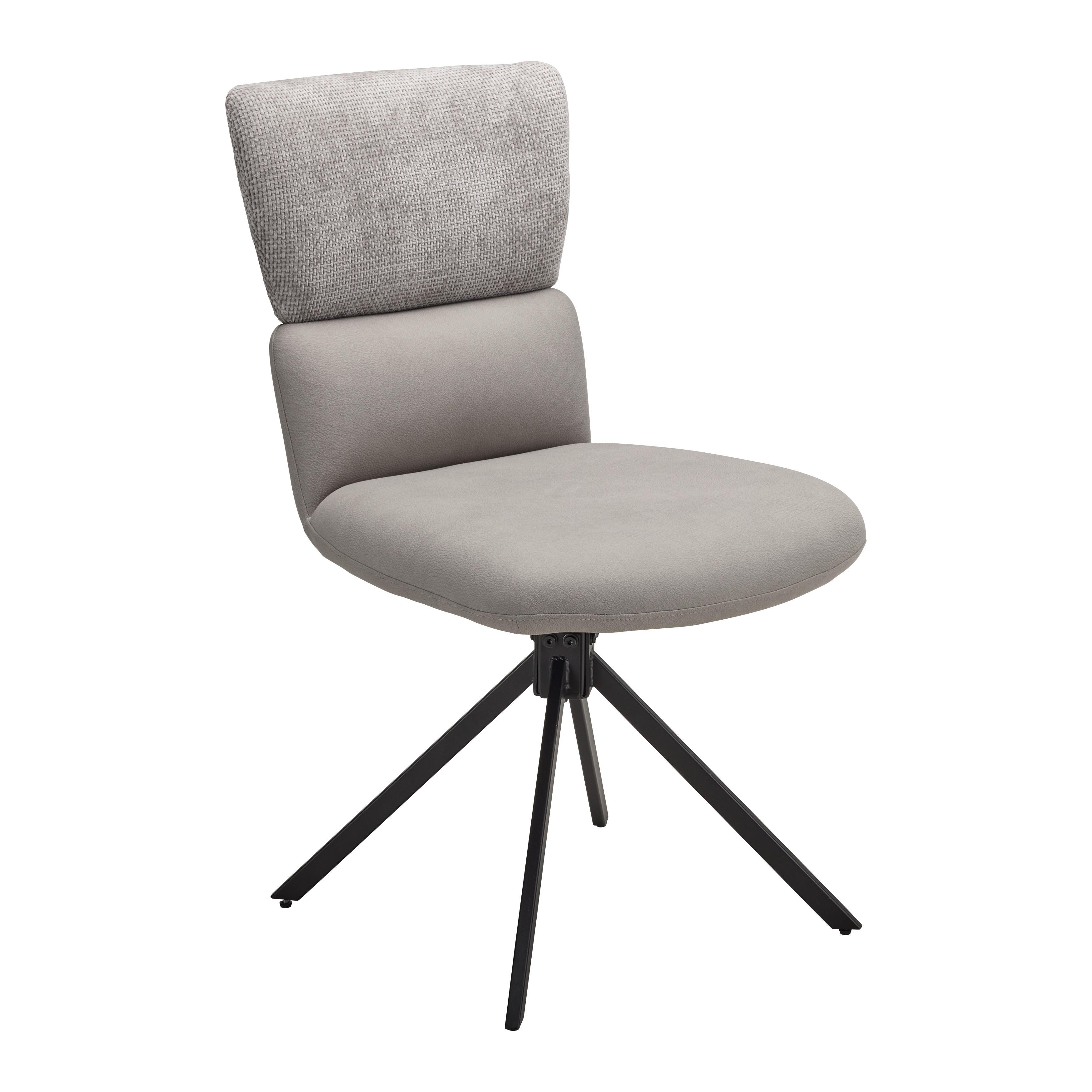 STOL PAOLA - grå/svart, Design, metall/trä (49/89.5/62cm) - Mömax