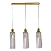 Hängeleuchte Lp-9339/3l_piega 3 - Grau, Basics, Glas (55/3/150cm)