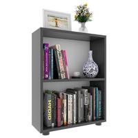 Regal Bulas, Siva - antracit, Moderno, leseni material (55/72/20cm) - MID.YOU