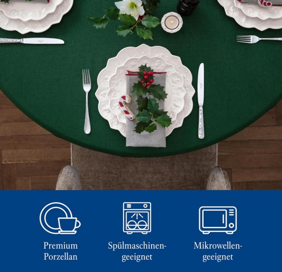 KOMPLET TALERZY OBIADOWYCH TOY'S DELIGHT VILLEROY & BOCH - biały, Basics, ceramika - Villeroy & Boch