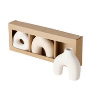 WAZON 2051153 - NATURAL LIVING - beżowy/biały, Basics, ceramika (10/3,5/10cm) - Boltze Home