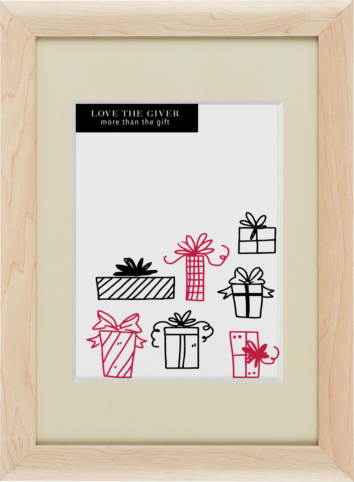 Képkeret Kb. 15x20cm Anna - natúr színű, Romantik / Landhaus, faalapú anyag (21/30cm) - Modern Living