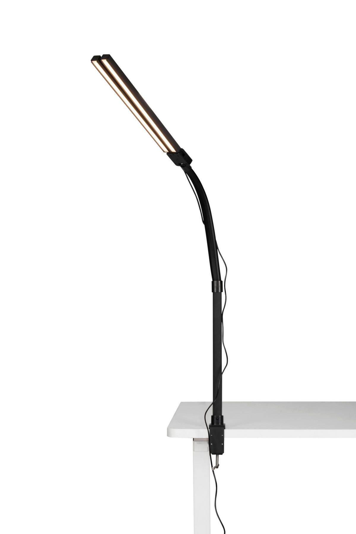LAMPA ZACISKOWA LED HAYWARD *SBN* - czarny, Basics, tworzywo sztuczne/metal (80/35/71,5cm) - Novel