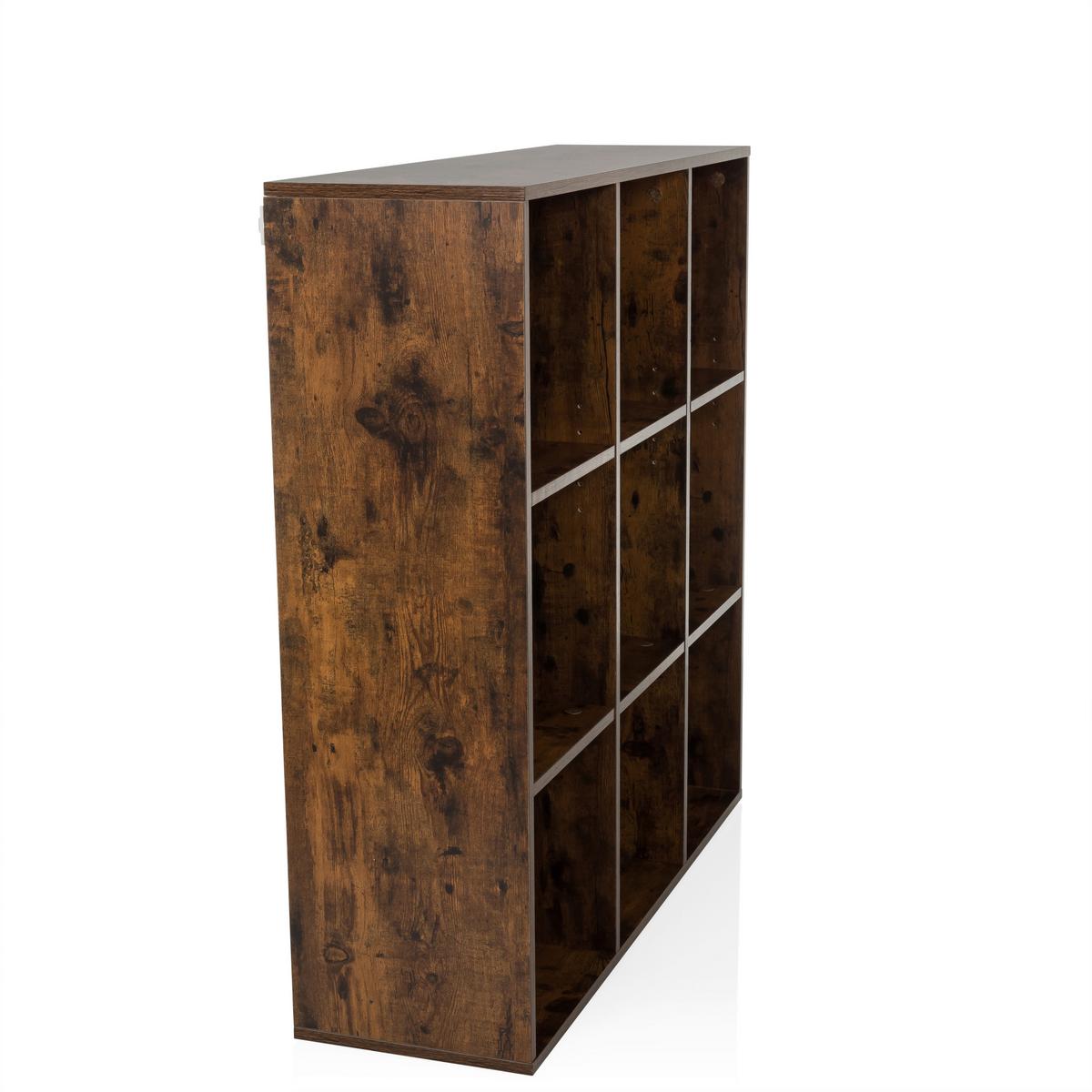 Regal Bjorke, Barva Hrasta - barve hrasta, Moderno, les (97,5/100/30cm) - MID.YOU