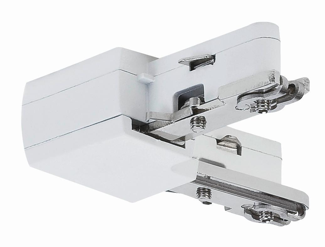 Schienensystem-Verbinder L-Verbinder in Weiß - Weiß, Design, Metall (6,2/1,8/6,2cm) - Paulmann