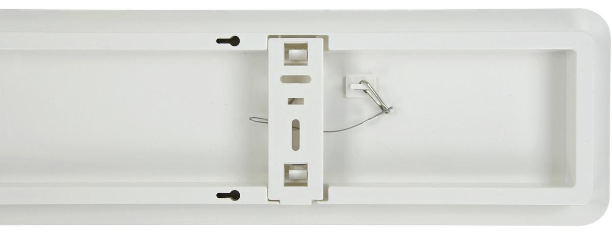 Badezimmer-Deckenleuchte Weiß max. 36 Watt - Weiß, Basics, Kunststoff (120/14/5,2cm)