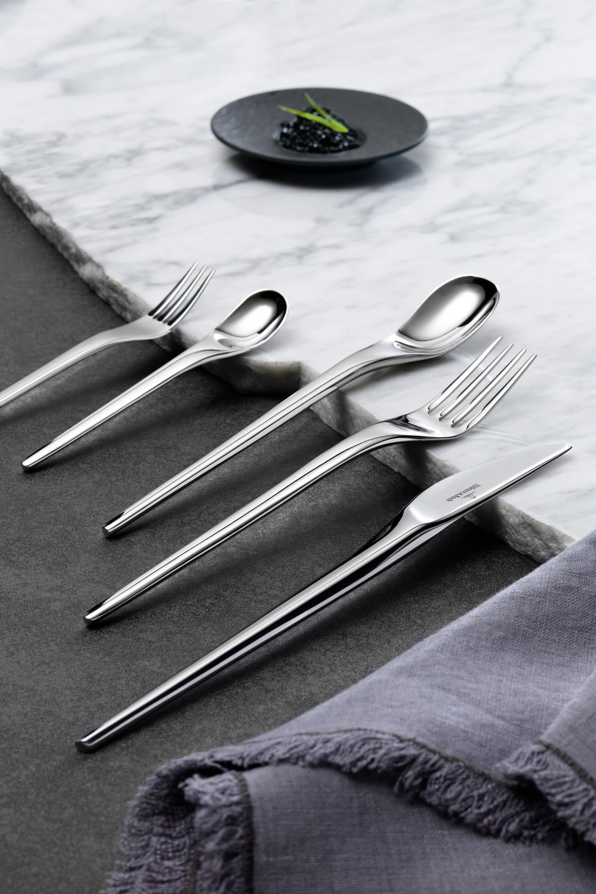 ZESTAW SZTUĆCÓW 12-6529-9050 VILLEROY & BOCH - kolor srebrny, Design, metal (44/29/6,5cm) - Villeroy & Boch