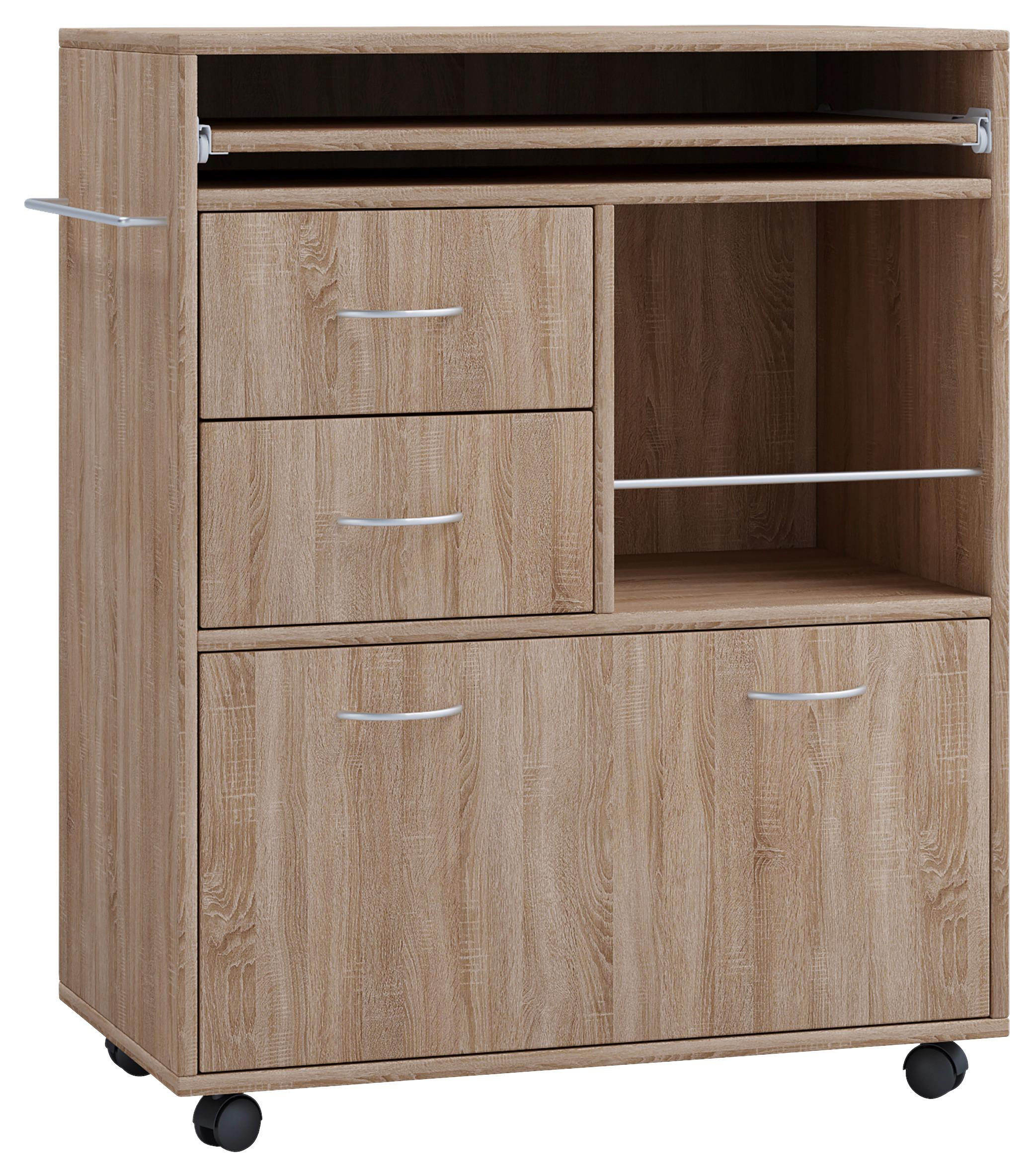 Večnamenski Voziček Kicha, Hrast - hrast sonoma, Design, kovina/umetna masa (70/40/86cm) - MID.YOU