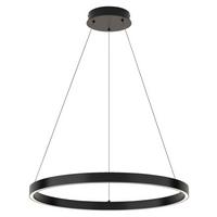 Pendelleuchte Rim Schwarz max. 37 Watt - Schwarz, Basics, Metall (60/120cm) - MAYTONI