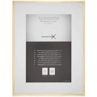 Képkeret Kb. 60x80cm Aluminium - sárgarézszínű/aranyszínű, Romantik / Landhaus, fém (63,1/83,1/2.2cm) - Premium Living