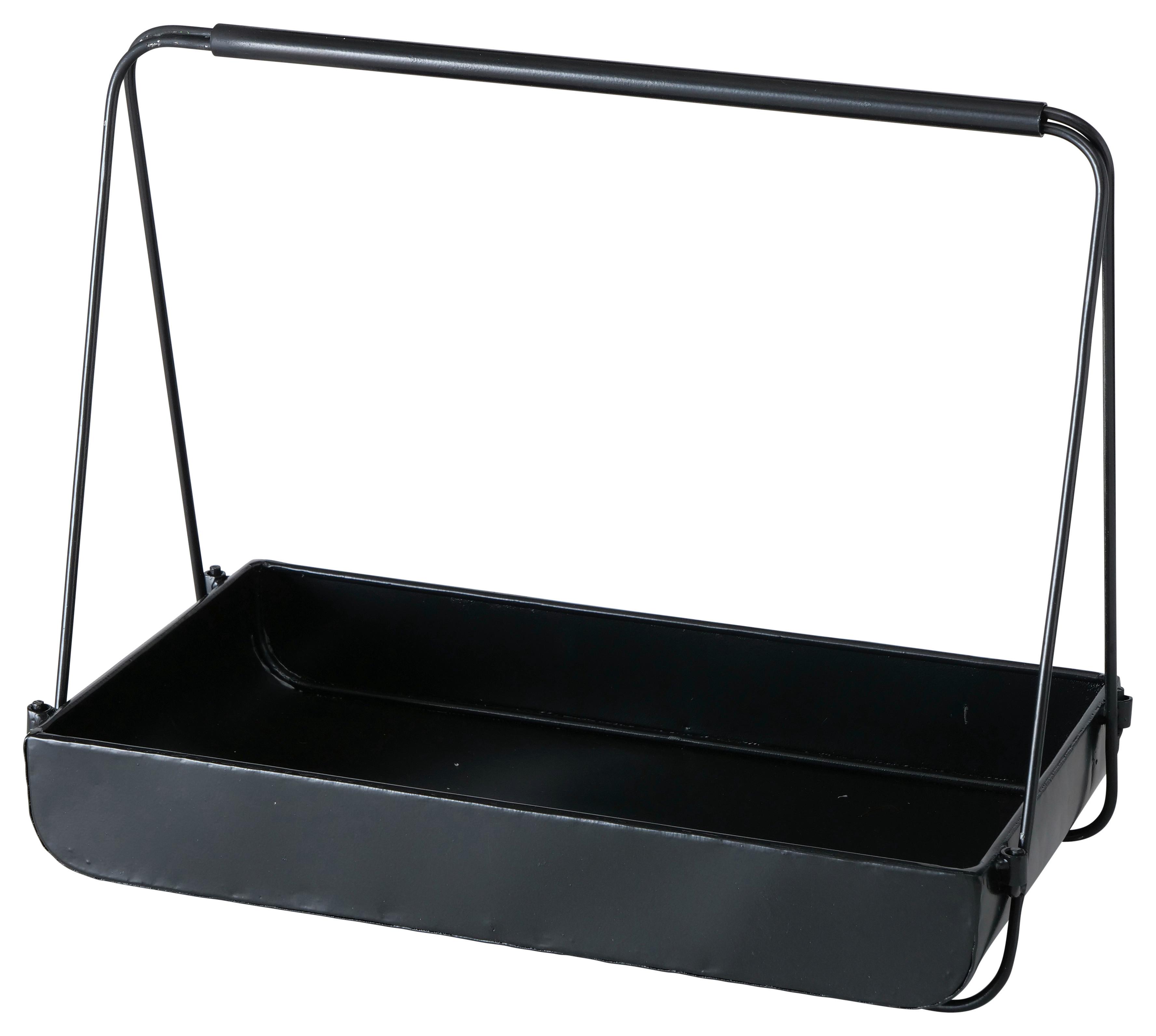 Dekotablett Balgo 1 Paz aus Metall - Schwarz, Design, Metall (52/40/25cm)