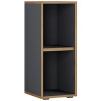 AKTENREGAL SALIA B30 - Honigeiche/Anthrazit, Design, Holzwerkstoff/Kunststoff (30/74/33cm) - MID.YOU