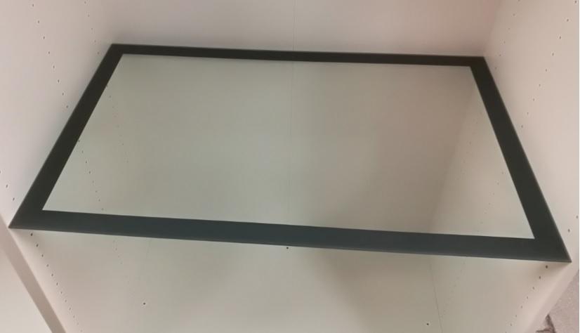 HYLLPLAN UNIT -BASED- - Modern, glas (42,3/0,5/55cm) - Based