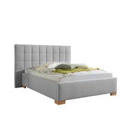 Polsterbett Cueno Grau ca. 140x200 cm - Naturfarben/Grau, MODERN, Holz/Textil (140/200cm) - Livetastic