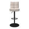 BARPALL CAJA - svart/cremefärgad, Modern, metall/trä (47/87-107/49cm) - Bessagi Home