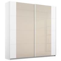 DULAP USI CULISANTE ARTEMIS - alb/șampanie, Modern, sticlă/material pe bază de lemn (181/210/62cm) - Modern Living