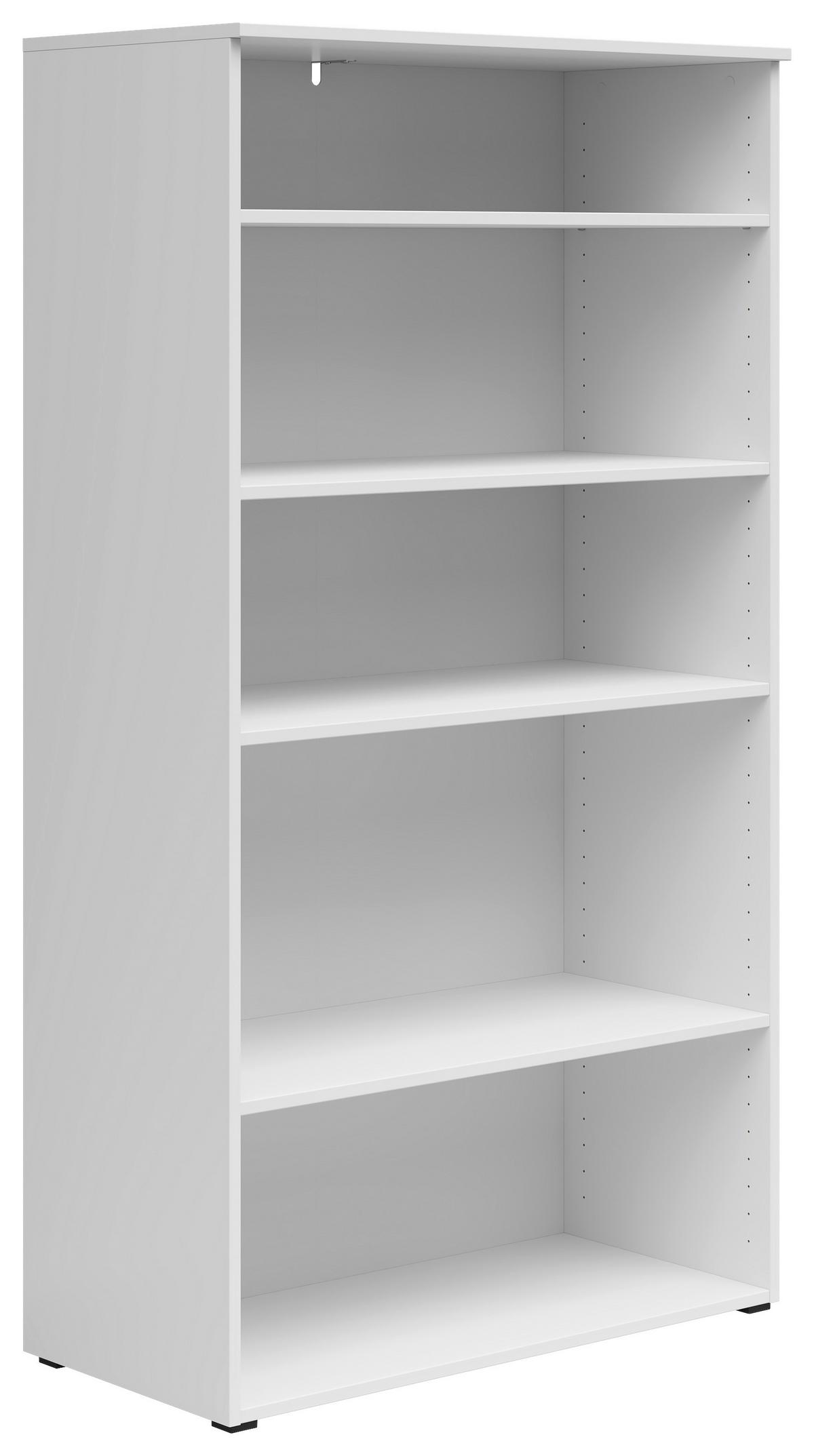 Etajeră MULTI - alb, Modern, material pe bază de lemn (80/147/40cm) - Modern Living