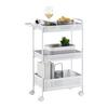 RULLVAGN ANCONA -EXKLUSIV- -SB- - vit, Modern, metall/plast (52/72/28cm) - Mömax