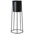 Pflanztopf Bila Schwarz 18x45 cm - Schwarz, Metall (18/45cm) Pflanztopf Bila Schwarz 18x45 cm - Schwarz, Metall (18/45cm)