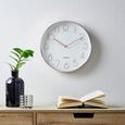 Uhr Ona ca.ø30,3cm - Goldfarben/Weiß, MODERN, Glas/Kunststoff (30,3cm) - Mömax modern living