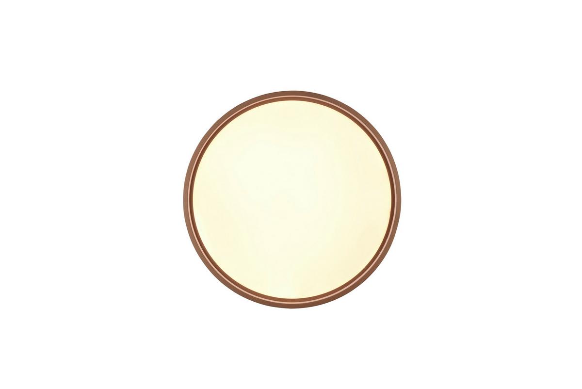 LED-Deckenleuchte Doha in Braun max. 29 Watt - Braun, MODERN, Metall (45/5,5cm) - Trio Leuchten