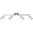 LED-Strahler Celina max. 4 Watt - Chromfarben/Weiß, KONVENTIONELL, Kunststoff/Metall (60/17,5cm) - Mömax modern living LED-Strahler Celina max. 4 Watt - Chromfarben/Weiß, KONVENTIONELL, Kunststoff/Metall (60/17,5cm) - Mömax modern living