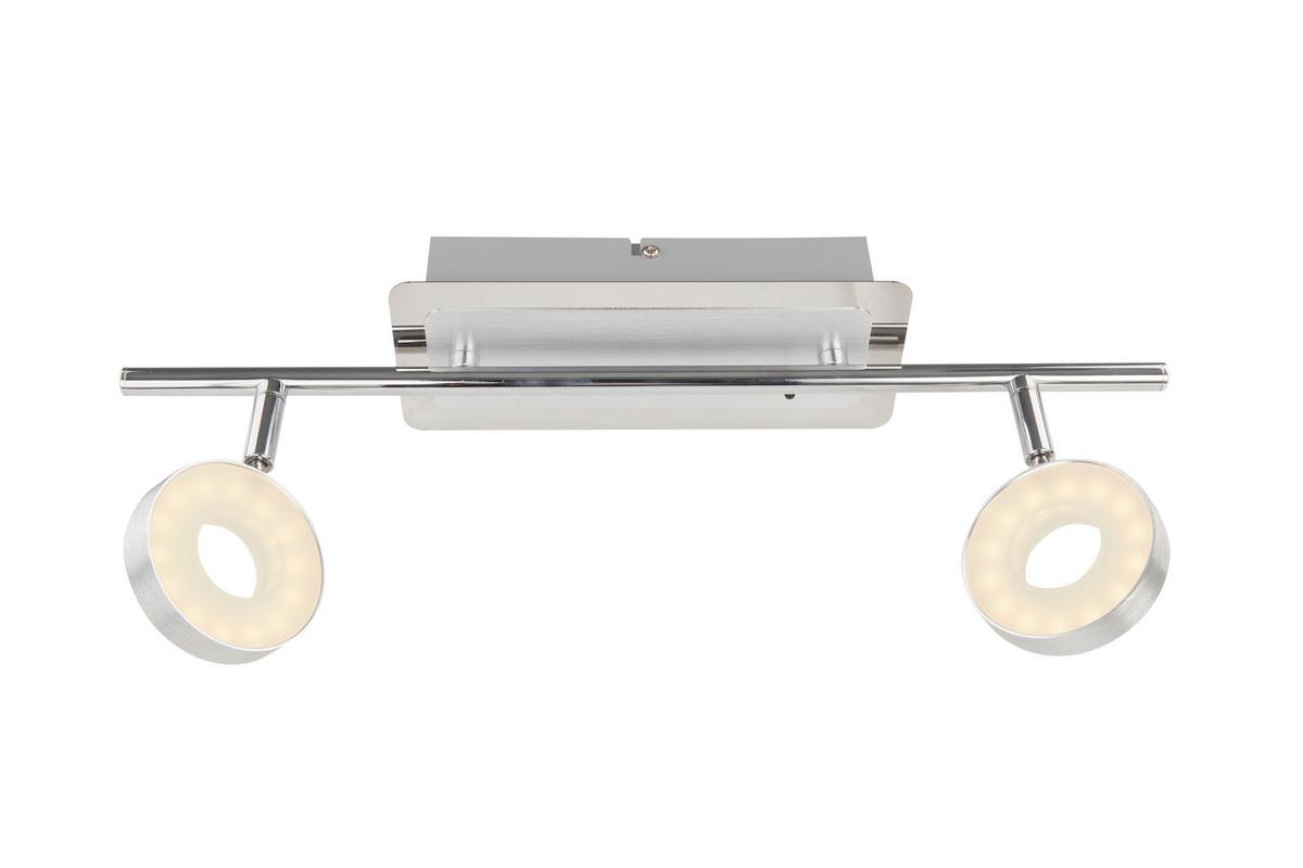 LAMPA REFLEKTOROWA LED INELE *SBN*SH* - kolor aluminiowy/kolor chromowy, Trend, metal (44,5/9/18,5cm) - Novel