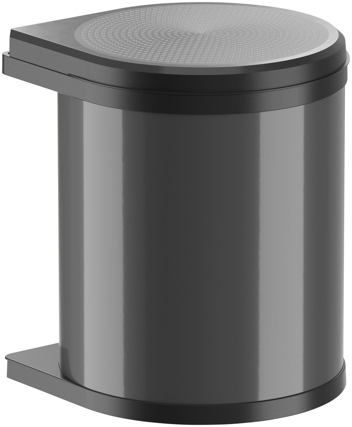 SORTOWNIK ODPADÓW 3515071  -TOP- - czarny/szary, Basics, tworzywo sztuczne/metal (29,0/30,4/36,5cm) - Hailo