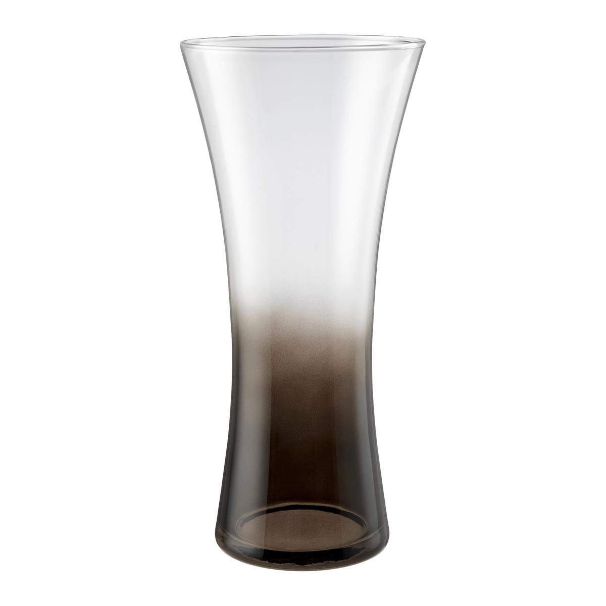 Vază Ombre II - străveziu/negru, Konventionell, sticlă (15/30cm) - Mömax