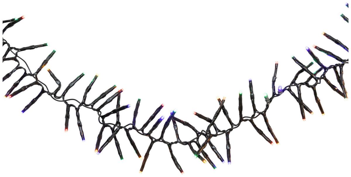 Fényfüzér Ozu - fekete, Romantik / Landhaus, műanyag (240cm) - Modern Living