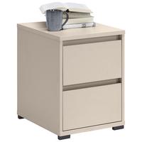 SZAFKA NOCNA LINE - antracytowy/kaszmir, Design, materiał drewnopochodny/tworzywo sztuczne (40/55/48cm) - Carryhome