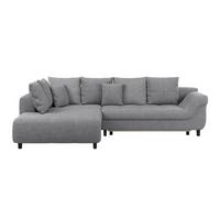 Kutna Garnitura Mendoza - siva/crna, Design, tekstil/drvo (197/309cm) - Modern Living