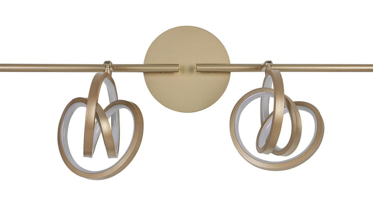 LAMPA SUFITOWA THERESIA - biały/cappuccino, Trend, tworzywo sztuczne/metal (83/14/21,3cm) - Novel