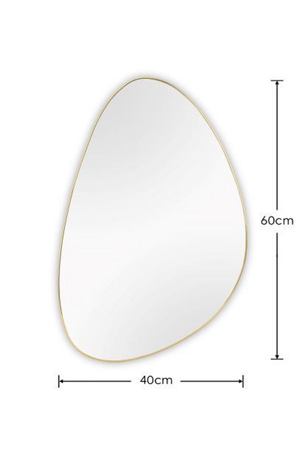 Wandspiegel in Goldfarben - Goldfarben, MODERN, Glas/Metall (40/60cm) - Mömax