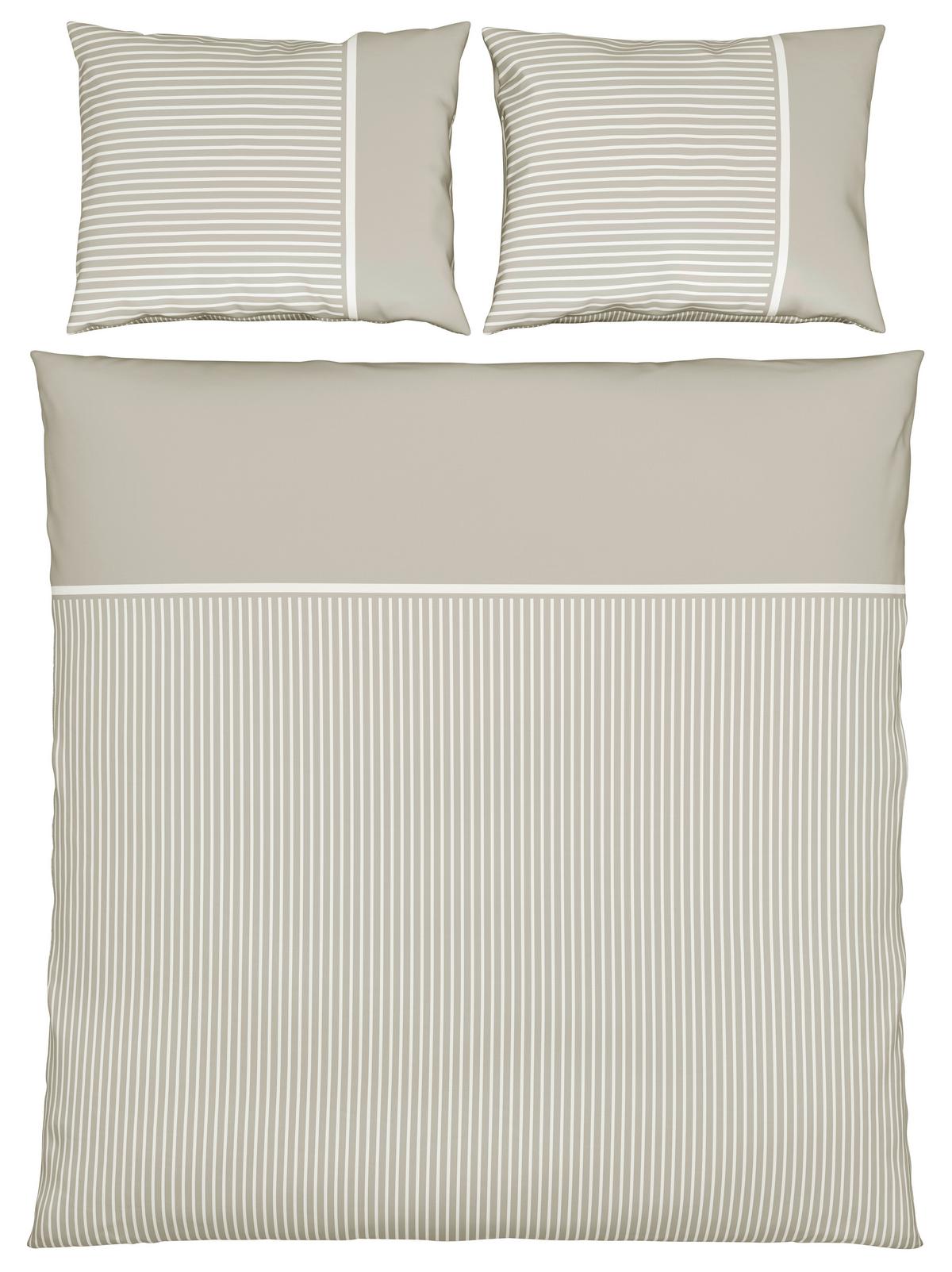Posteljnina Johannes Xxl, Svetlo Rjava, 2x60/80, 200/200 - svetlo rjava, Konvencionalno, tekstil (200cm) - Mömax