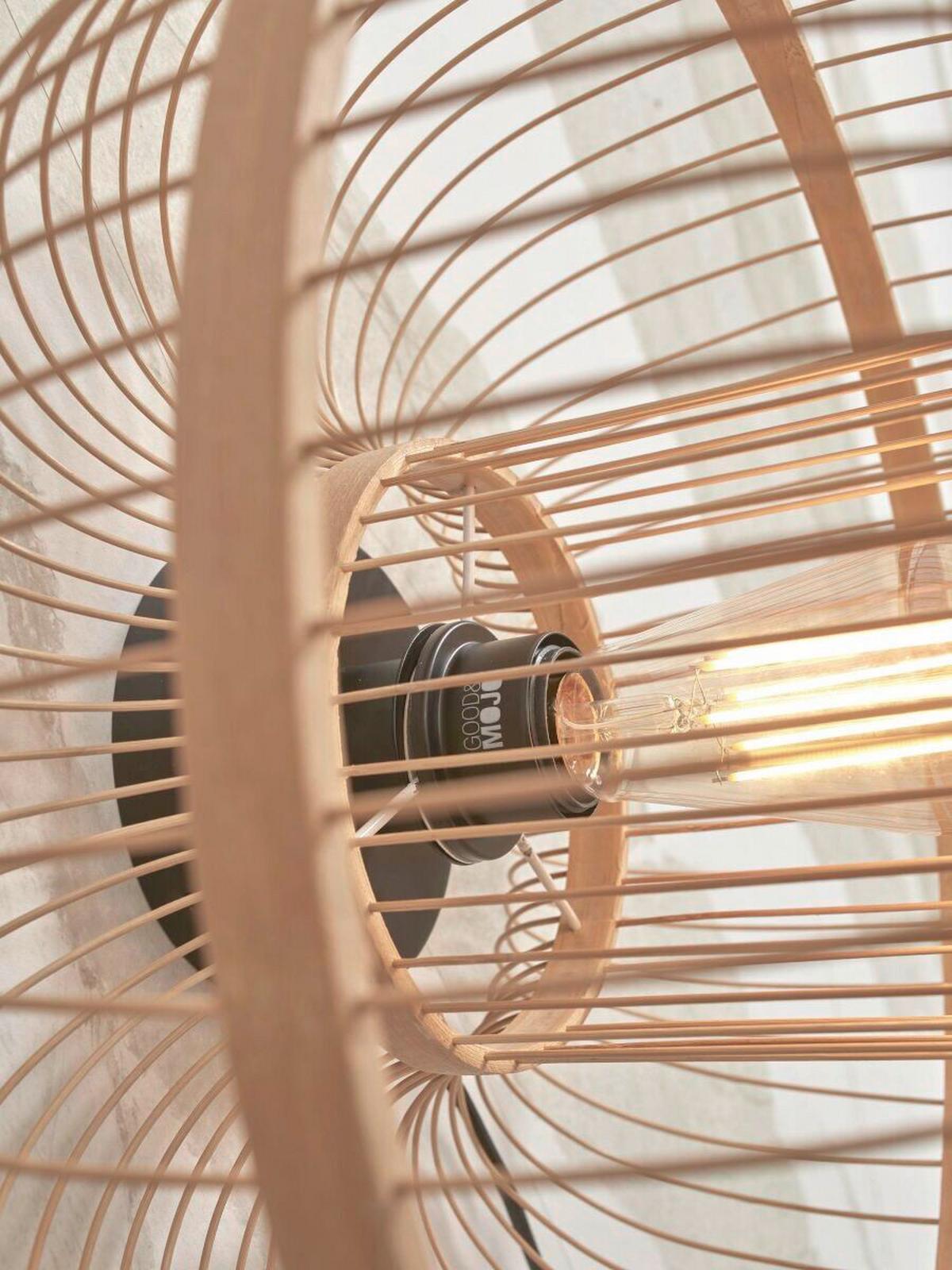 Stenska Svetilka Hokkaido, Naravna Barva - naravne barve, Trend (38/25/38cm) - Good & Mojo