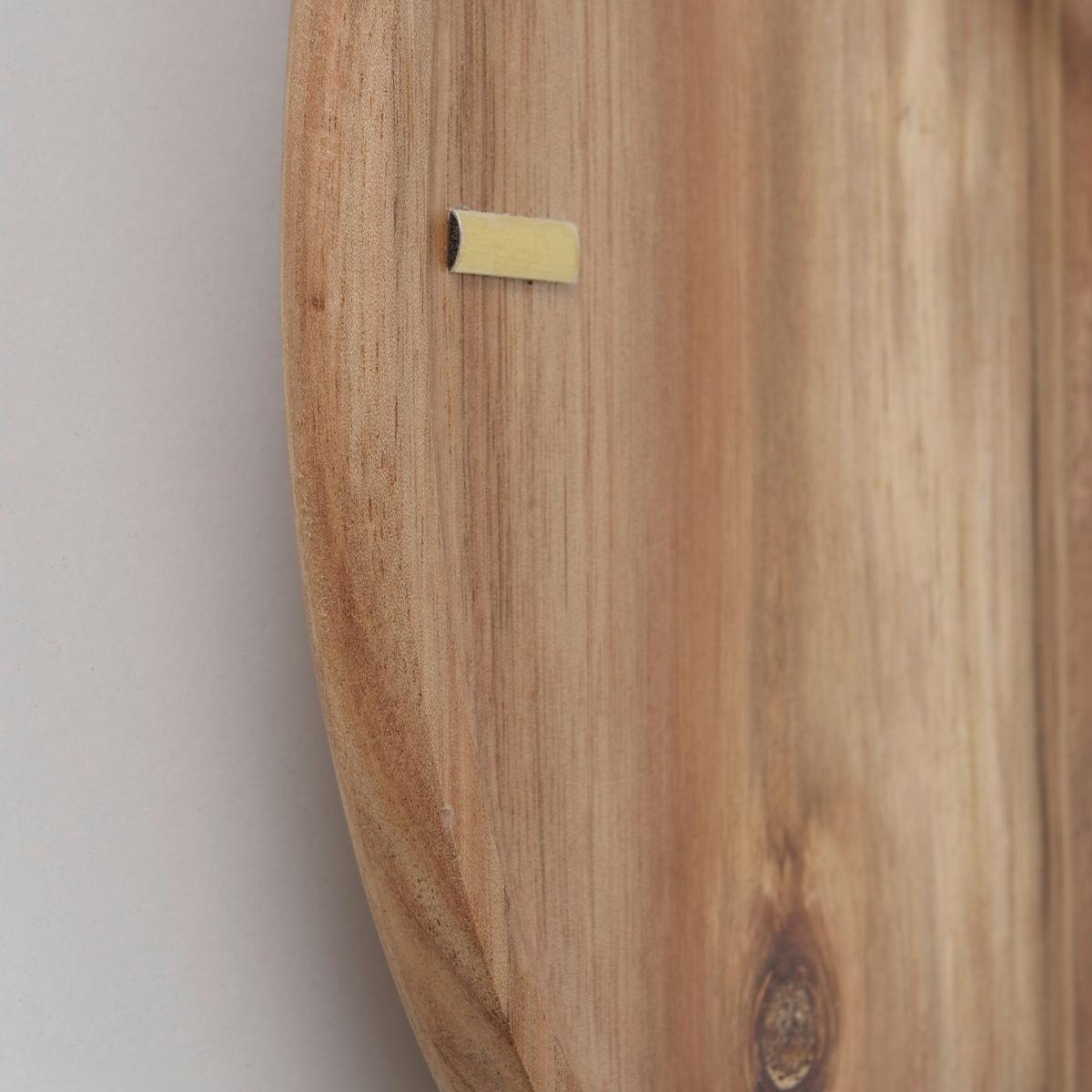 Wanduhr Marron I Naturfarben Ø ca. 30cm - Naturfarben, Basics, Holz (30cm) - Mömax