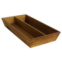 range-couverts in Naturfarben - couleur écru, Modern, bois (38,3/20/5,5cm) - Zandiara