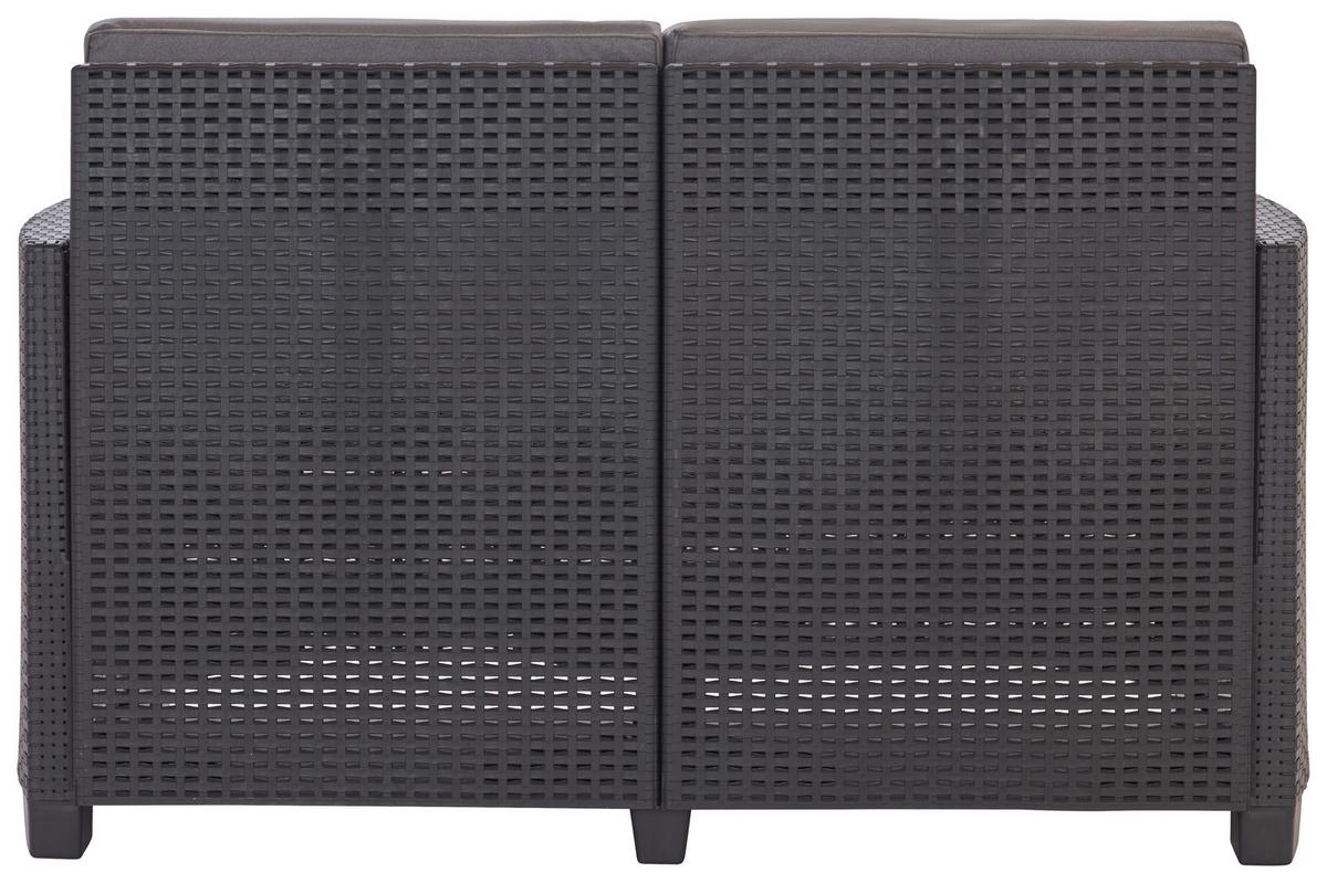 Garnitură grădină Arena - antracit/gri, Modern, plastic (53/53/40cm)