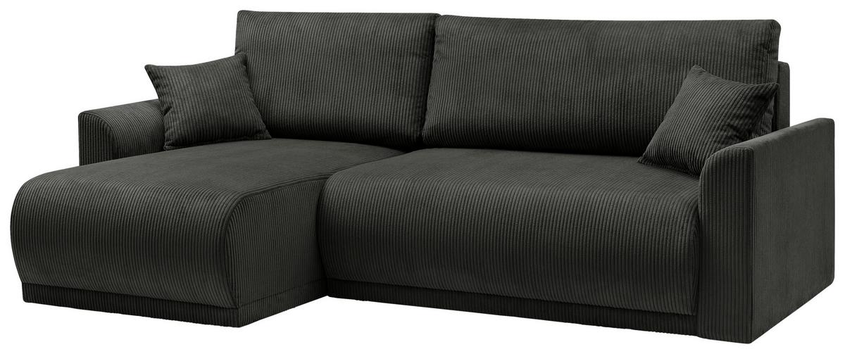 Kutna Garnitura Kim - crna, Moderno, drvo (233/146cm) - Modern Living