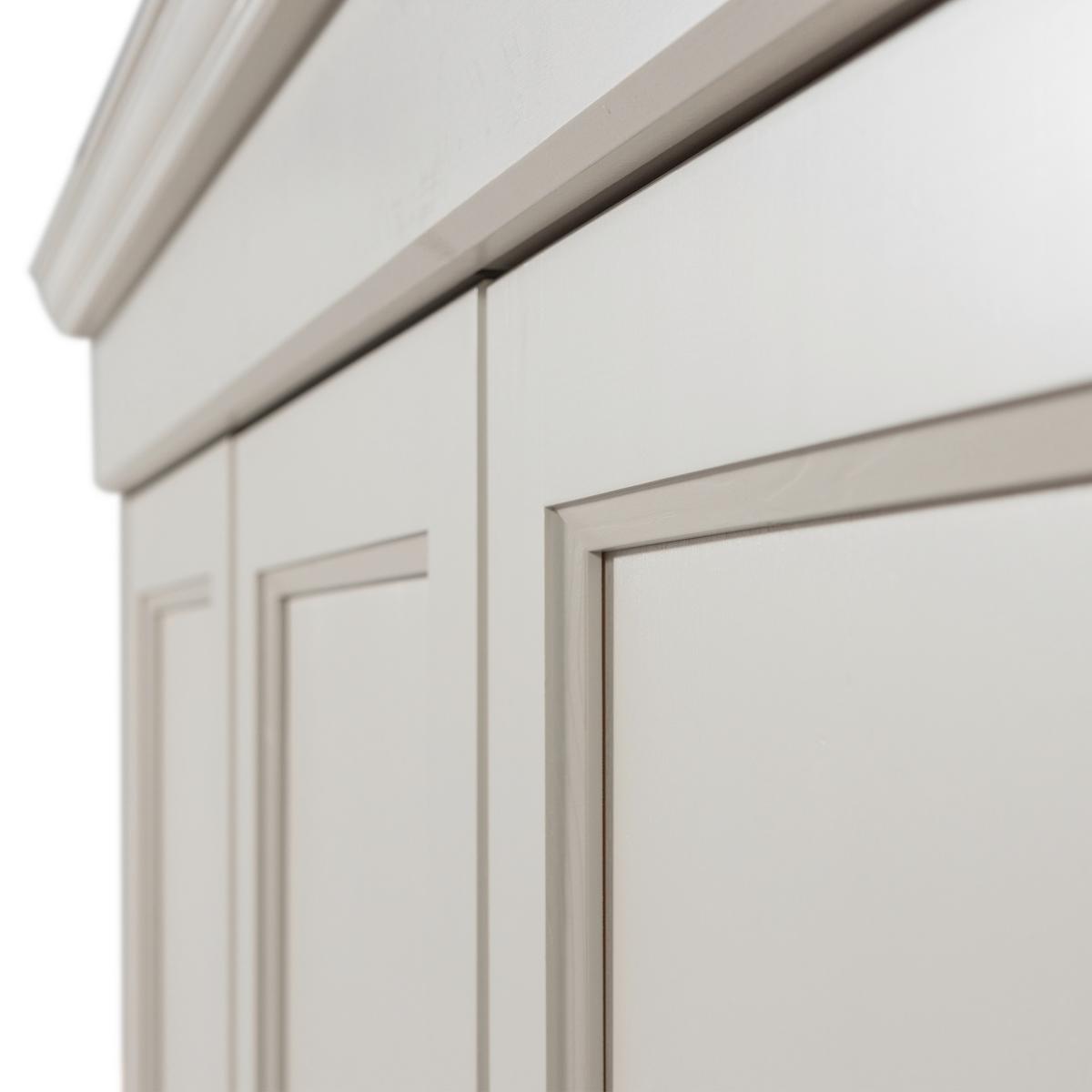 Drehtürenschrank Olivia Grau - Grau, Basics, Holz (171/212/63cm) - MID.YOU