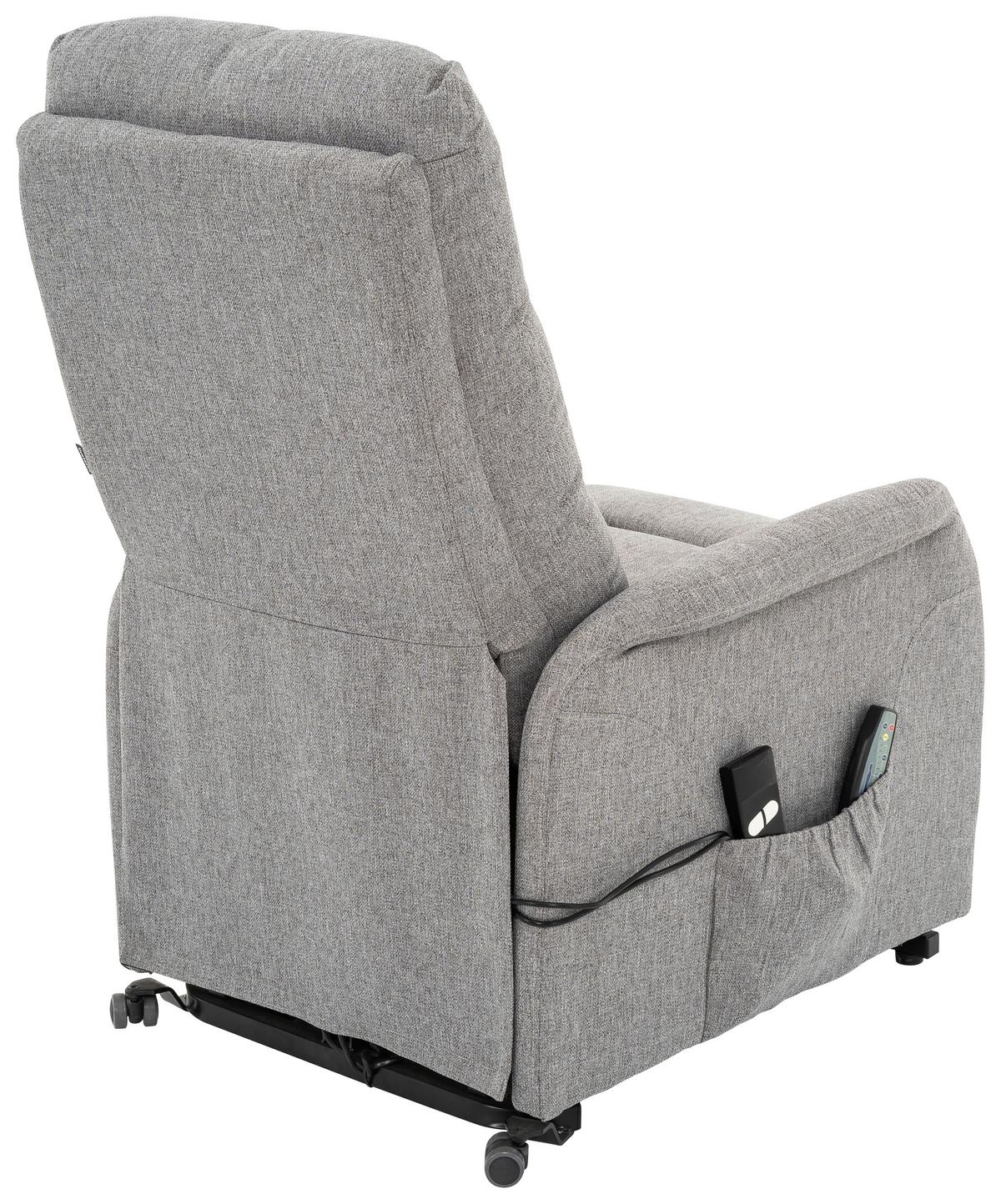 Počivalnik Luxo, Siva - siva/črna, Design, kovina/umetna masa (68/100/94cm) - Livetastic