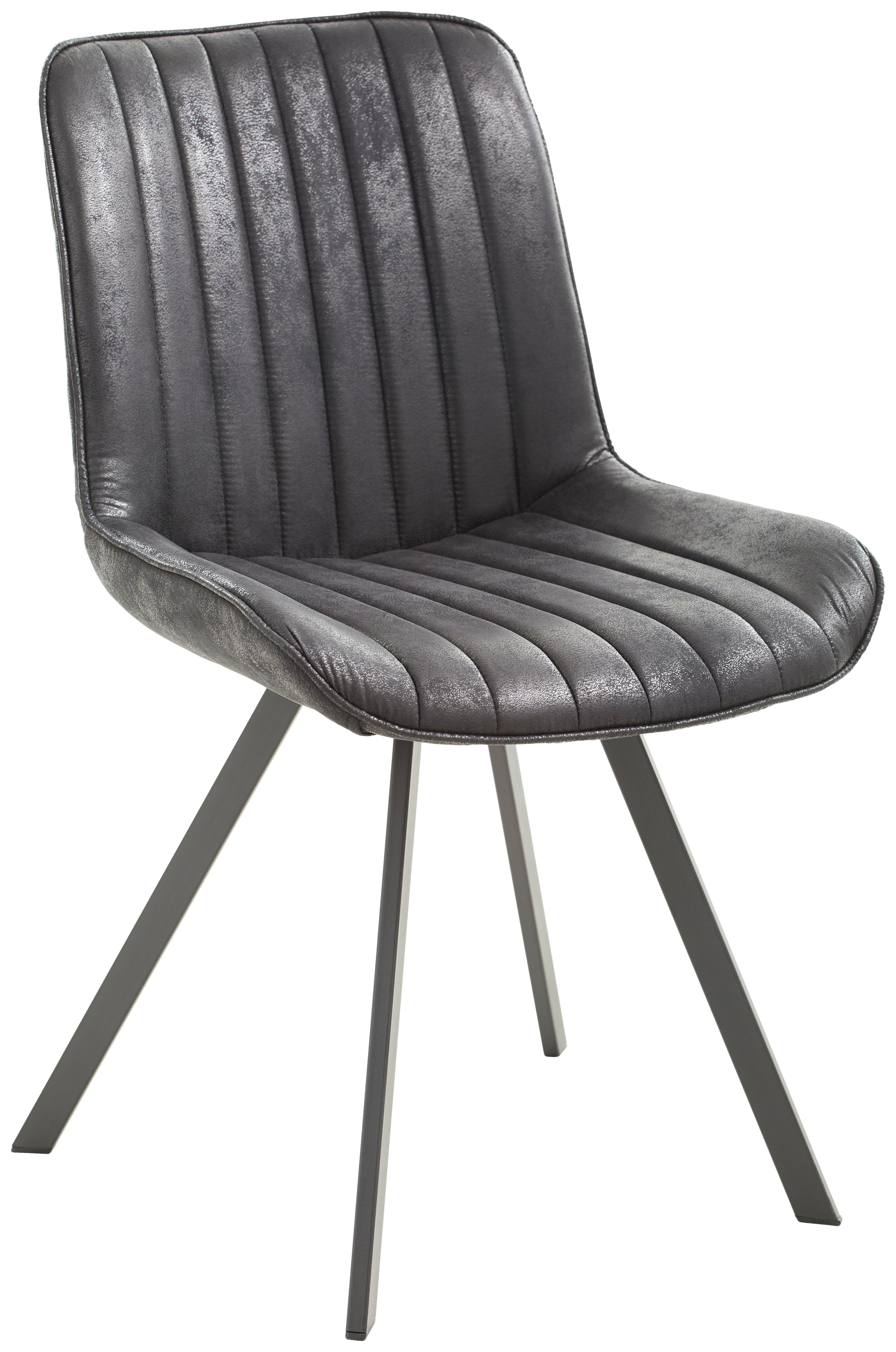 KRZESŁO TRICCA - czarny, Lifestyle, metal/tkanina (51/87/60cm) - MID.YOU