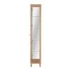VITRINSKÅP ALBI -EXKLUSIV- - ek Artisan/svart, Modern, trämaterial/glas (33/189/33cm) - Mömax