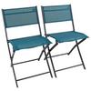 Set Vrtnih Stolov Sumila, Turkizna, 2-Delni - turkizna/črna, Moderno, kovina/tekstil (45/79/46cm) - Ambia Garden