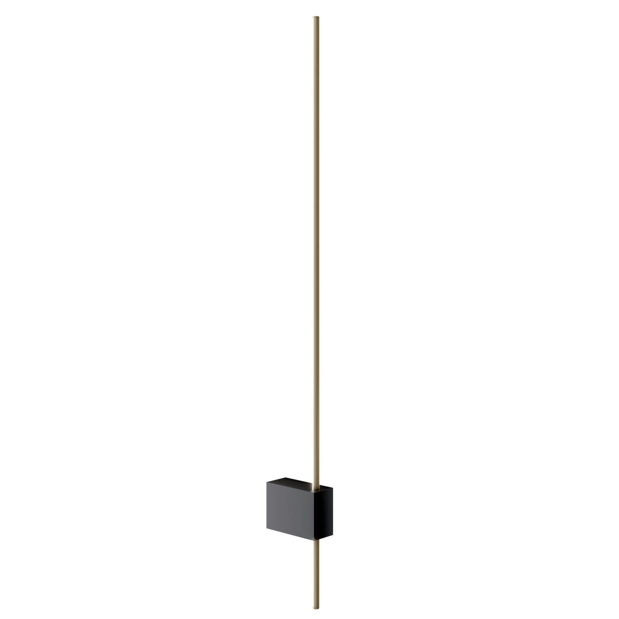 Wandleuchte Pars Schwarz/Goldfarben max. 6 Watt - Goldfarben/Schwarz, Trend, Metall (62,3/3/7cm) - MAYTONI
