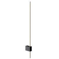 Wandleuchte Pars Schwarz/Goldfarben max. 6 Watt - Goldfarben/Schwarz, Trend, Metall (62,3/3/7cm) - MAYTONI